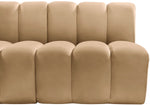 Arc - Velvet 5 Piece U-Shaped Modular Sofa