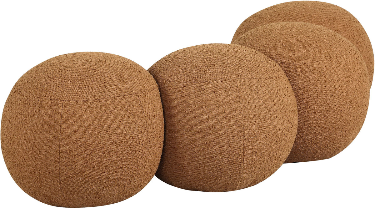 Apollo - Boucle Fabric Bench