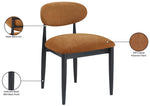 Riccio - Fabric Dining Side Chair (Set of 2) - Black Frame