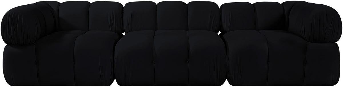 Orin - Velvet Performance Fabric Upholstered 3 Piece Modular Sofa