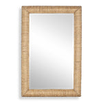 Twisted Seagrass - Large Mirror - Woodtone
