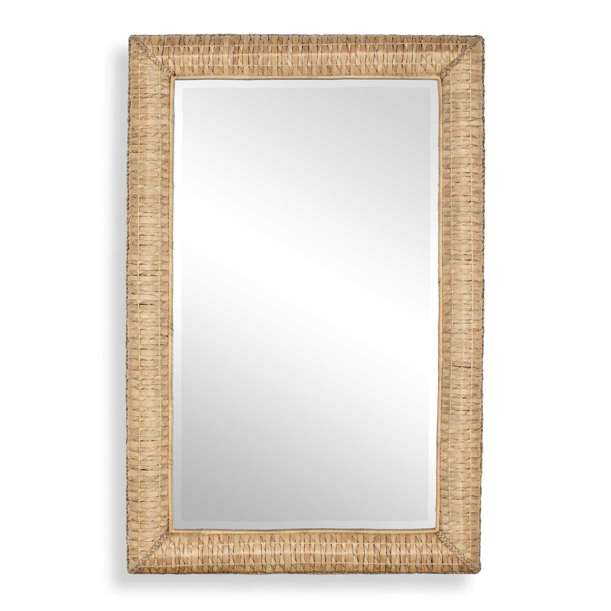 Twisted Seagrass - Large Mirror - Woodtone