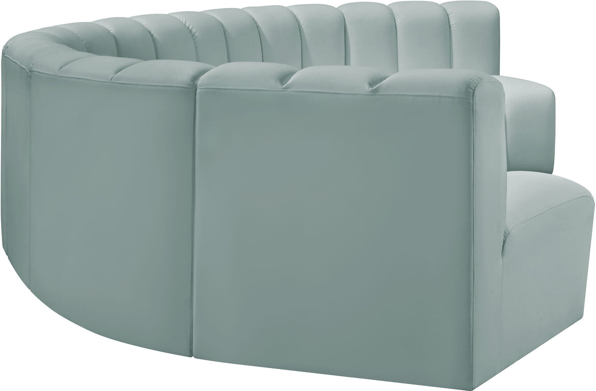 Arc - Faux Leather 7 Piece U-Shaped Modular Sofa