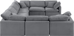 Indulge - Velvet 8 Piece Modular Sectional