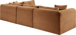 Shaggy - Fabric 4 Piece Modular Sectional
