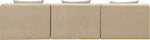 Stellar - 3 Piece 114" Upholstered Modular Armless Sofa
