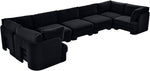 Hammond - Velvet Performance Fabric Upholstered 7 Piece U-Shaped Sectional