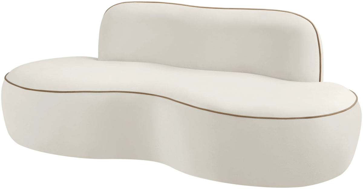 Swerve - Velvet 77" Upholstered Loveseat