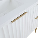Modernist - Bathroom Vanity With Gold Legs
