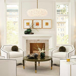 Spangled - 6 Light Pendant - Brass