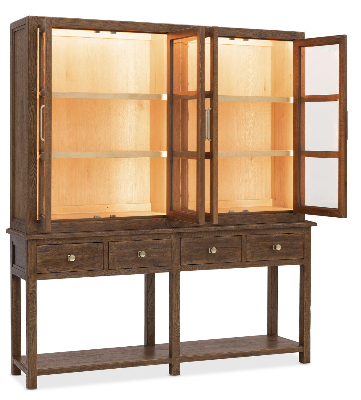 Driftwood - Display Sideboard - Worn Saddle