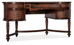 Charleston - Kidney Writing Desk - Dark Brown