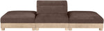 Turin - Chenille Fabric Upholstered Modular Sectional - Brown