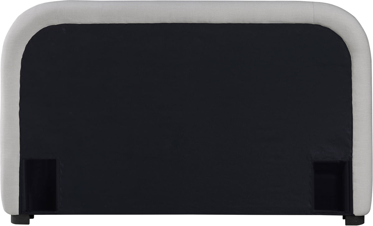 Vaughn - Chenille Bed With Black Base