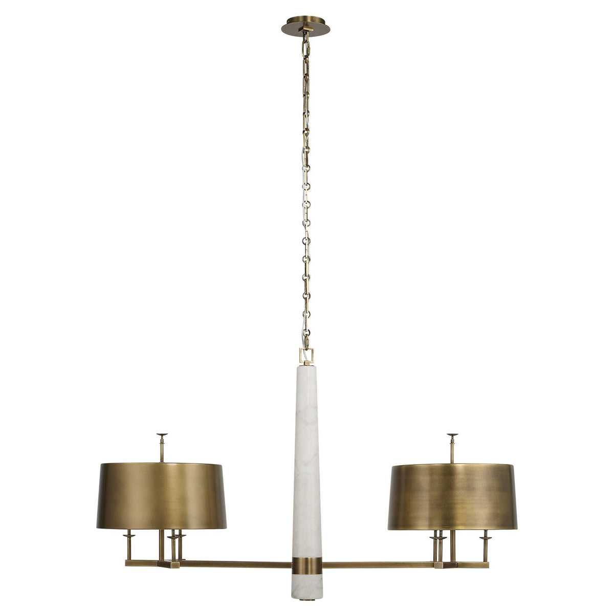 Double Shot - Pendant - Light Antique Brass