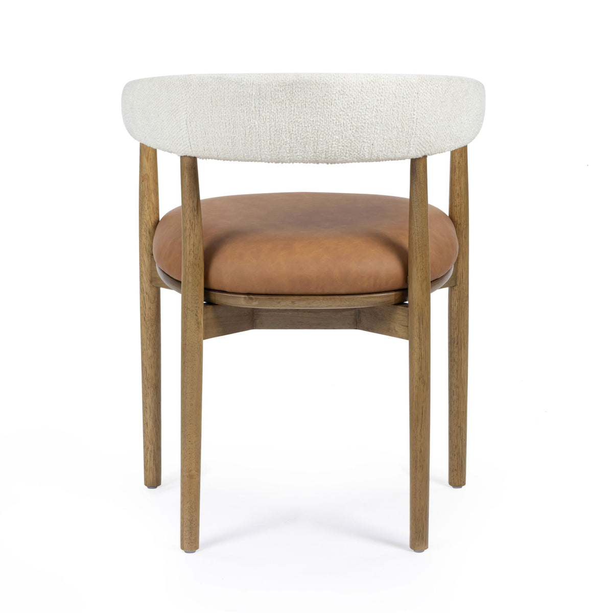 Vina - Dining Chair - Cognac / Cream