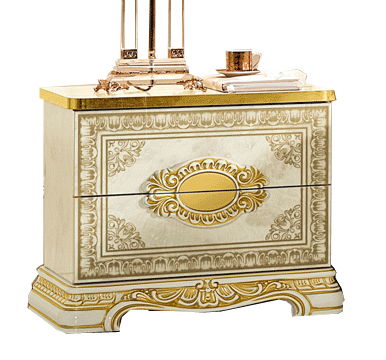 Leonardo - Nightstand - Beige