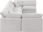 Indulge - Velvet 6 Piece Modular U-Shaped Sectional