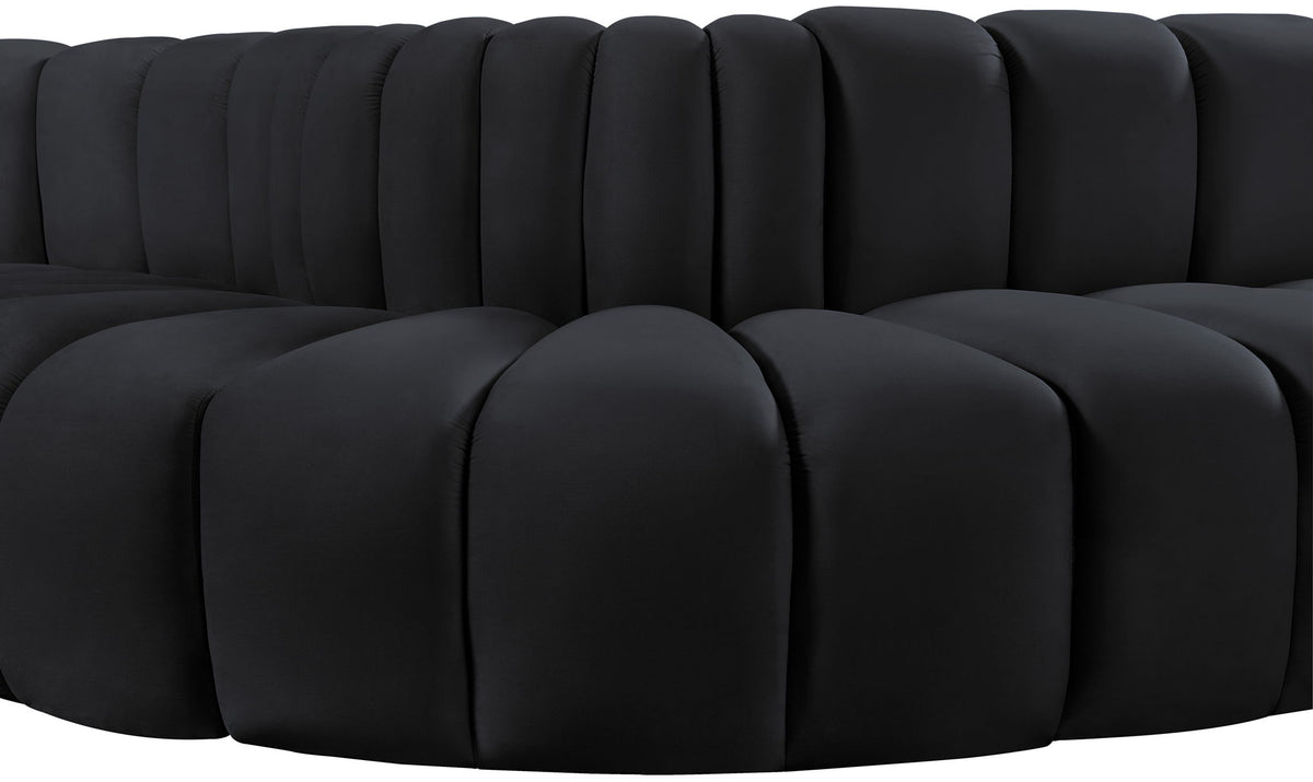 Arc - Velvet 5 Piece Modular Sofa