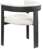 Romeo - Faux Leather Dining Chair With Black Base (Set of 2)