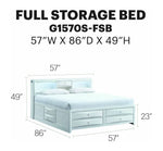 Glory Furniture - Marilla - Storage Bed With Lighting