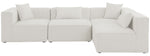 Cube - Linen 4 Piece Modular Corner Sectional