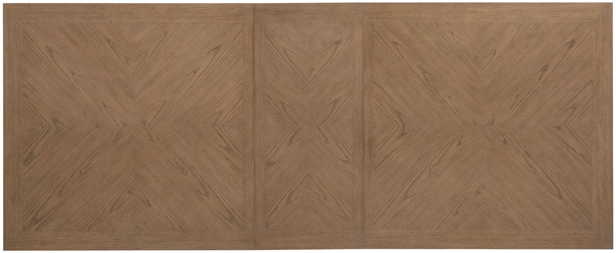 Sonnet - Rectangular Dining Table With One 18" Leaf - Dark Gray / Light Brown