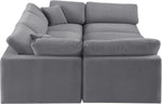 Comfy - 6 Piece Velvet Sectional