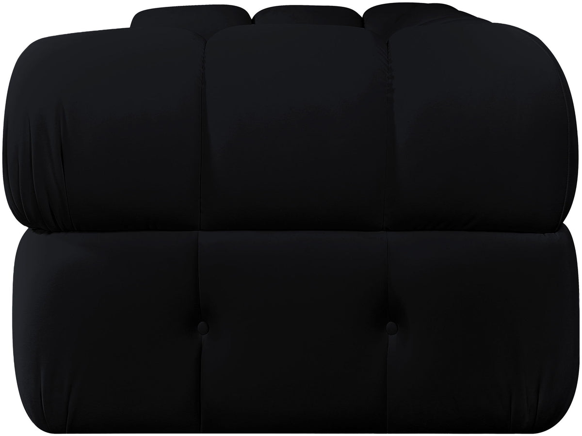 Orin - Velvet Performance Fabric Upholstered 2 Piece Modular Sofa (2 Corner Chairs)