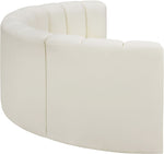 Arc - Faux Leather 4 Piece U-Shaped Modular Sofa
