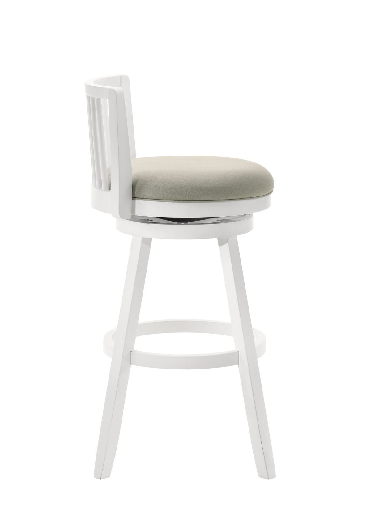 Harper - 30" Amber Glow Bar Height Rubberwood Swivel Barstool