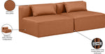 Cube - Modular 2 Seat Armless Sofa