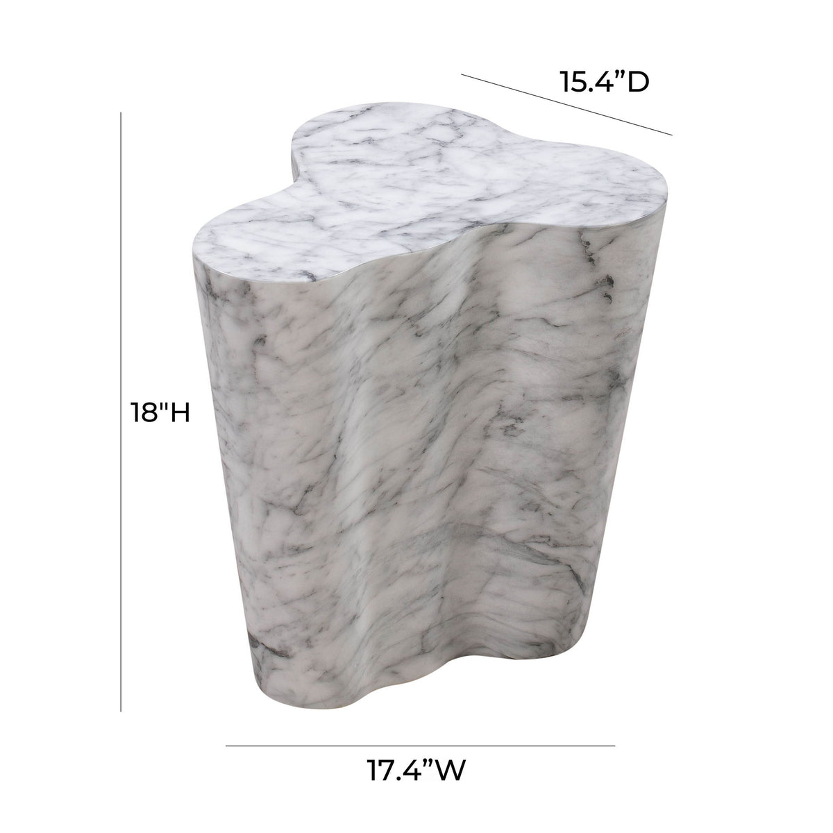 Slab - Marble Side Table