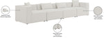 Cube - Linen Modular 4 Seat Sofa