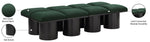 Pavilion - 8 Piece Modular Bench With Black Base
