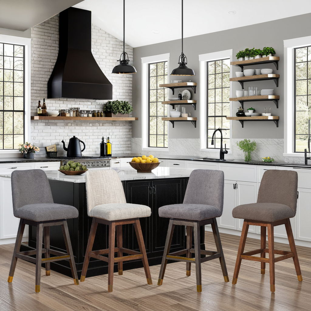 Amelia - Swivel Counter Stool