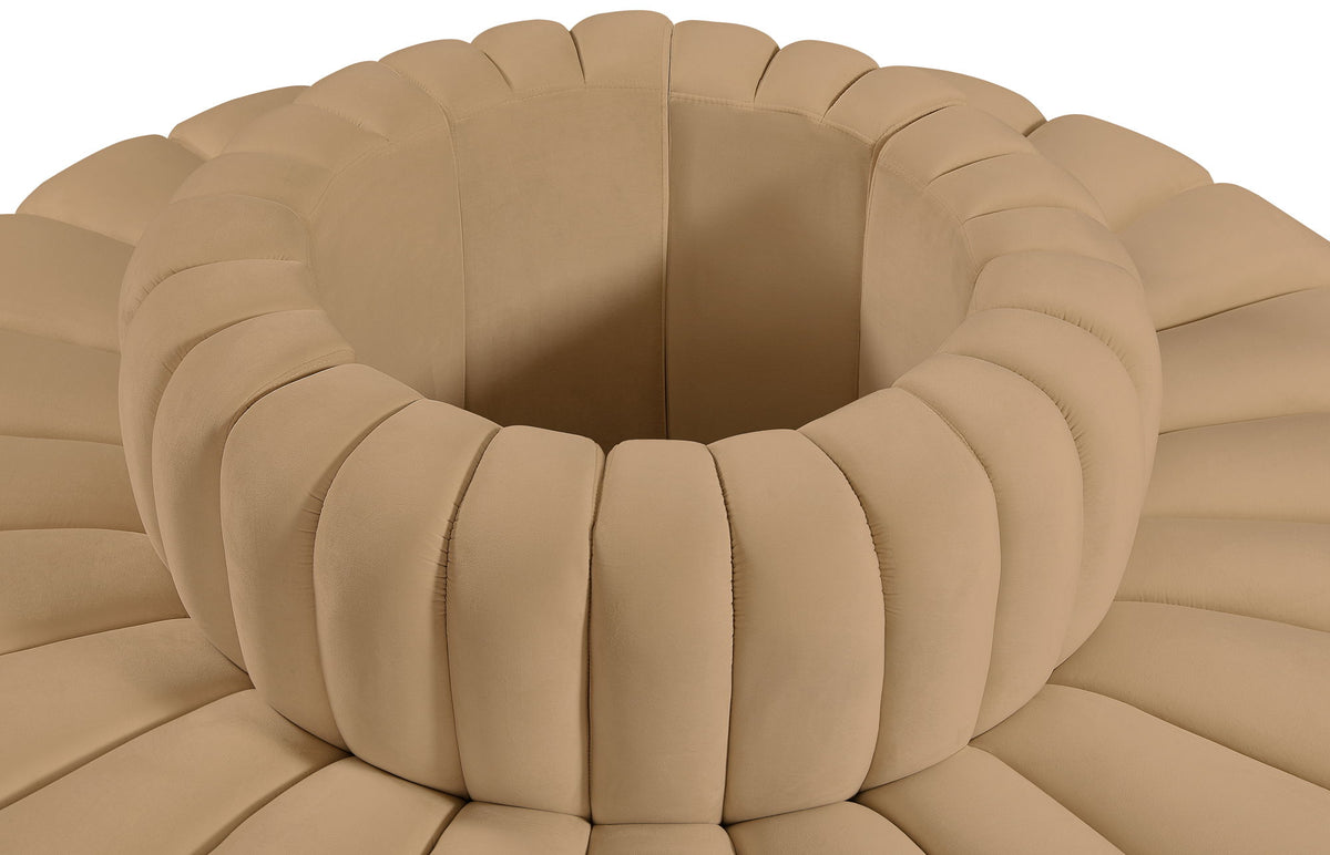 Arc - Velvet 8 Piece Round Modular Sofa