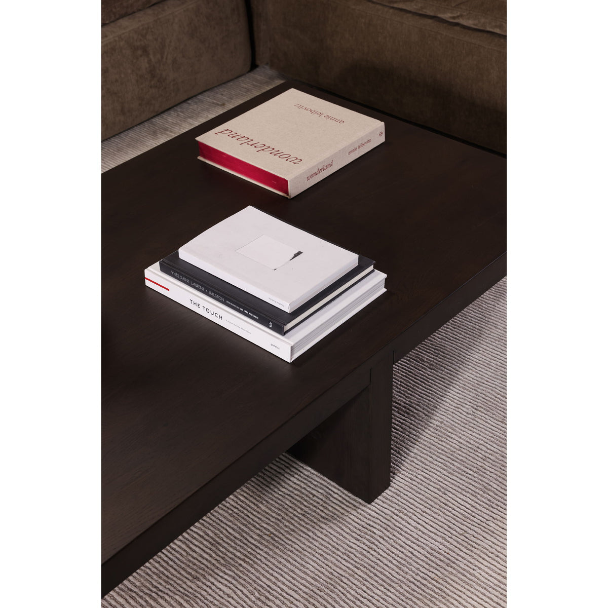 Folke - Rectangular Coffee Table - Dark Brown