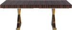 Excel - Extendable Dining Table with Gold Base