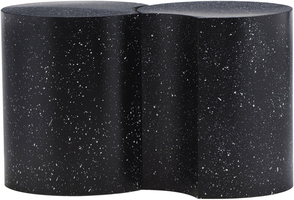 Dimple - 2 Piece Modular End Table - Terazzo Finish