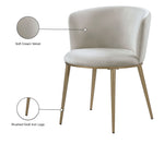 Skylar - Dining Chair with Gold Legs (Set of 2)