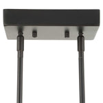Kyoto - 4 Light Linear LED Chandelier - Black
