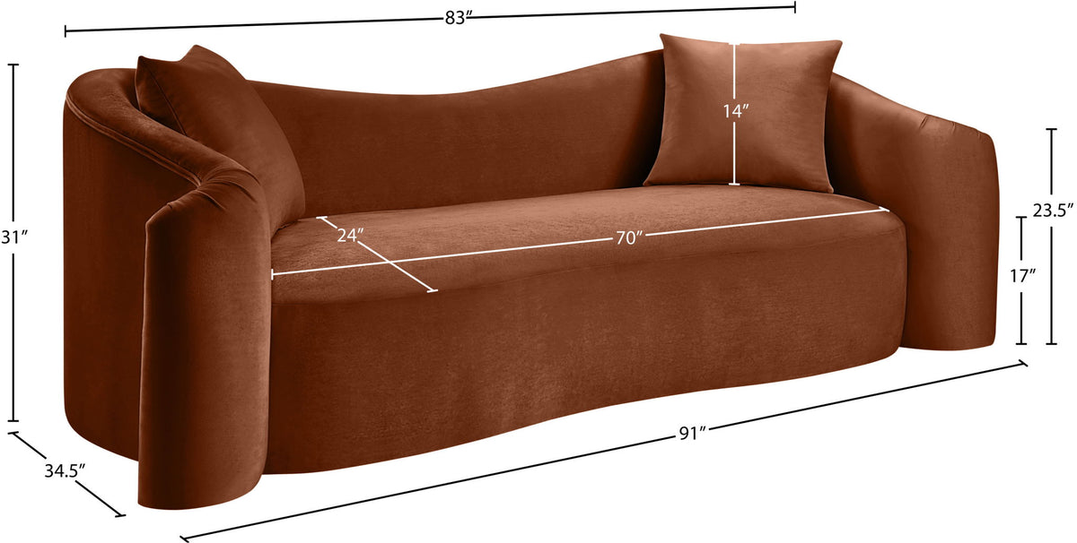 Destin - Velvet Sofa