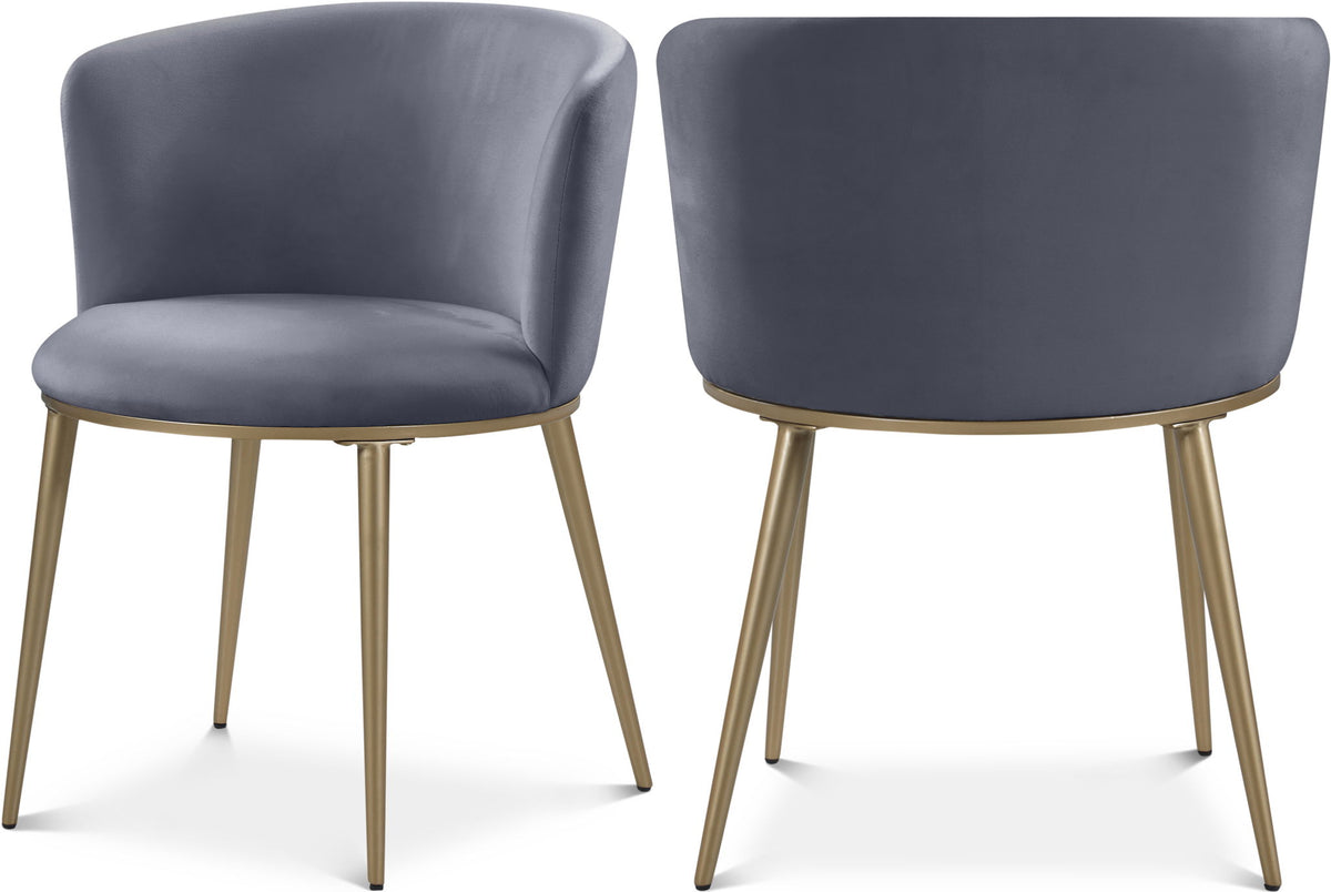 Skylar - Dining Chair with Gold Legs (Set of 2)