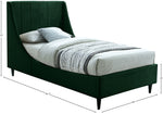 Eva - Velvet Bed