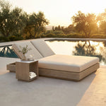 Tidecrest - Side Table - White / Light Brown