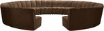 Infinity - 12 Piece Velvet Modular Sectional