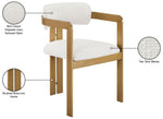 Aurum - Linen Textured Fabric Upholstered Dining Chair (Set of 2)