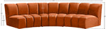 Infinity - 3 Piece Velvet Modular Sectional