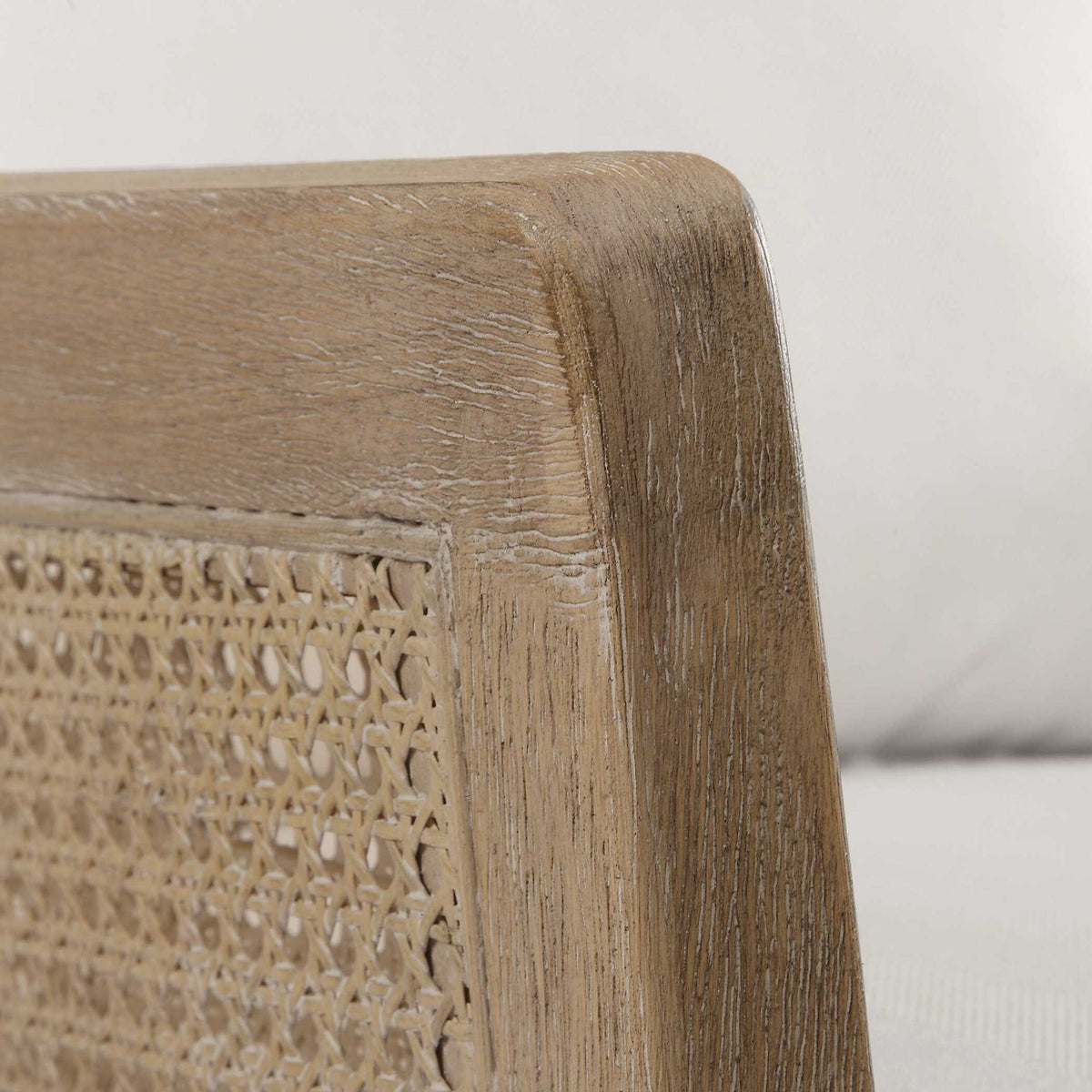 Encore - Natural Armchair - White